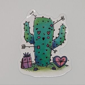 Love Cactus sticker